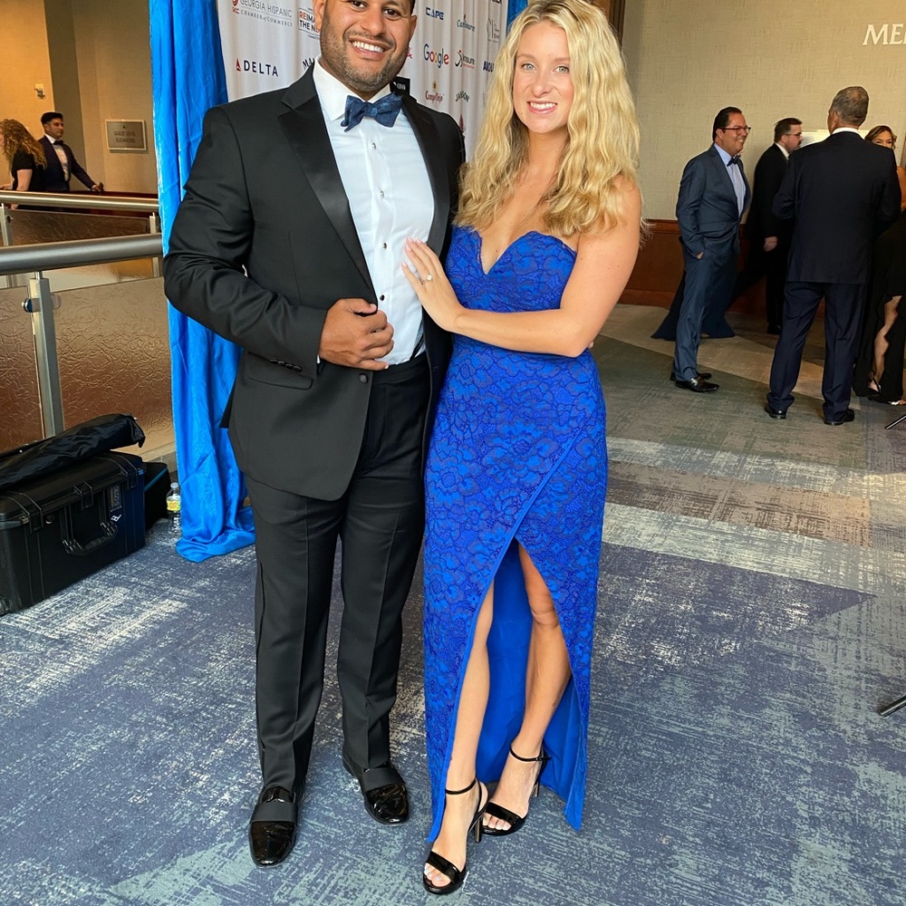 Blue formal dress